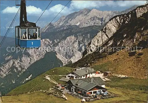 Seilbahn Hochalm Garmisch-Partenkirchen Karwendelgebirge  / Bahnen /