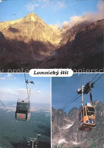 Seilbahn Lomnicky stit Vysoke Tatry / Bahnen /