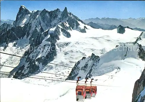 Seilbahn Vallee Blanche Aiguille du Midi Chamonix Mont Blanc / Bahnen /