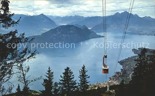 Seilbahn Weggis-Rigi Kaltbad Buergenstock Stanserhorn Pilatus / Bahnen /