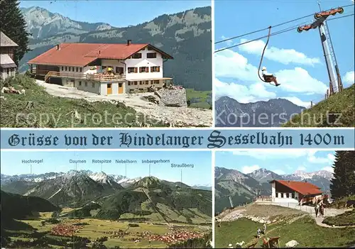 Seilbahn Hindelang Berg-Cafe Restaurant am Imbergerhorn / Bahnen /