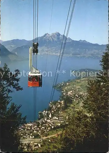 Seilbahn Weggis-Rigi-Kaltbad Vierwaldstaettersee Pilatus / Bahnen /