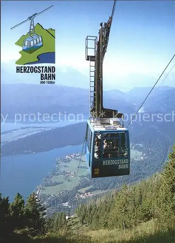 Seilbahn Herzogstand  / Bahnen /