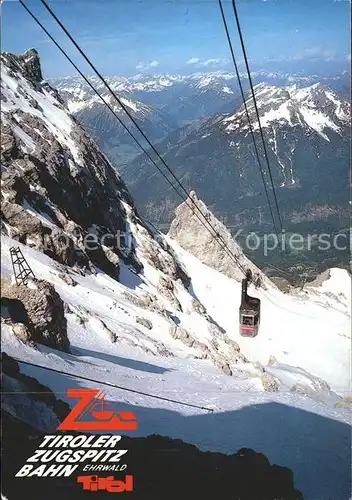 Seilbahn Tiroler Zugspitzbahn Ehrwald  / Bahnen /