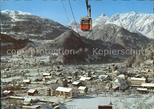 Seilbahn Hochjoch Tschagguns Schruns im Montafon Golm Zimba  / Bahnen /