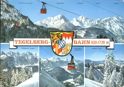 Seilbahn Tegelberg Lechtaler Alpen Breitenberg Aggenstein / Bahnen /