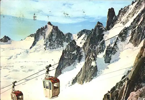 Seilbahn Vallee Blanche Courmayeur Aiguille du Midi Grand Capucin / Bahnen /