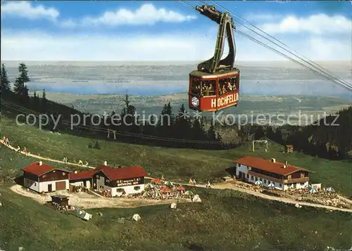 Seilbahn Hochfelln Bruendlingalm Bayerische Alpen Chiemsee / Bahnen /