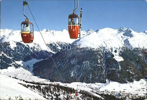 Seilbahn Schatzalp-Strelapass Davos Flueela-Weisshorn Braemabueel Jakobshorn / Bahnen /