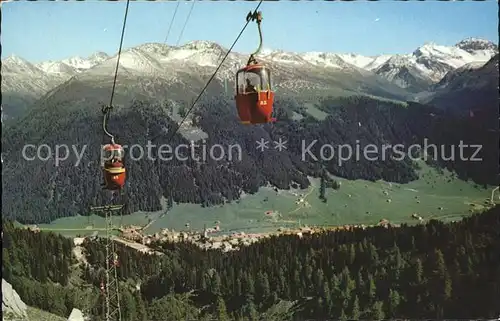 Seilbahn Schatzalp-Strelapass Davos Jakobshorn Hoch-Ducan / Bahnen /