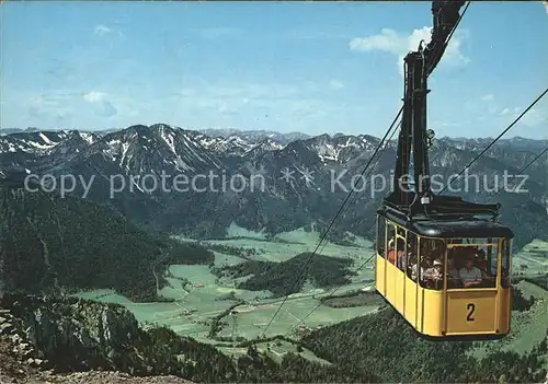 Seilbahn Wendelstein Rothwand Miesing Spitzingsee / Bahnen /