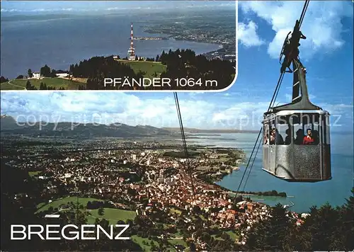 Seilbahn Pfaender Bregenz am Bodensee Pfaendergipfel  / Bahnen /