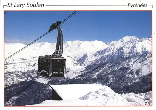 Seilbahn Pla d'Adet Saint Lary Soulan Pyrenees  / Bahnen /