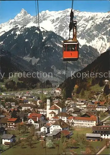 Seilbahn Montafoner Hochjochbahn Schruns Zimba Vandanser Wand  / Bahnen /