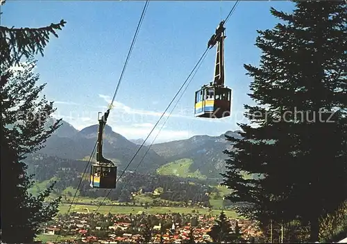 Seilbahn Nebelhorn Oberstdorf im Allgaeu  / Bahnen /