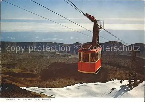 Seilbahn Islas Canarias Tenerife El Teide  / Bahnen /