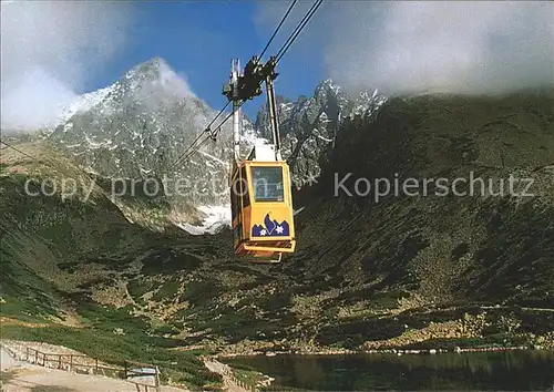 Seilbahn Vysoke Tatry Skalnate Pleso Lomnicky stit Hohe Tatra  / Bahnen /