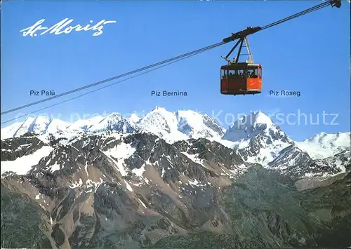 Seilbahn Corviglia-Piz Nair St. Moritz Bernina-Gruppe / Bahnen /