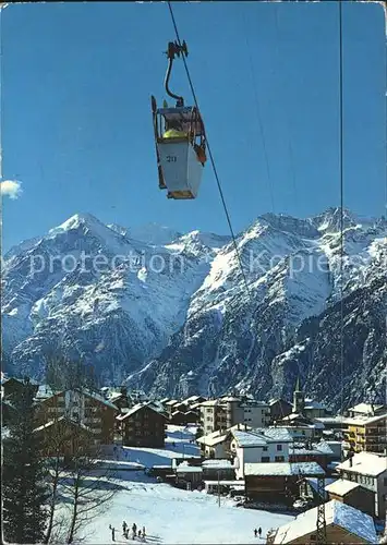 Seilbahn Hannigalp Graechen Wallis Weisshorn Bishorn Barrhorn / Bahnen /