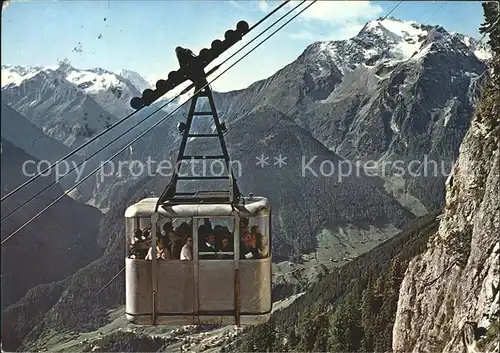 Seilbahn Penken Gruenberg Mayrhofen Zillertal / Bahnen /