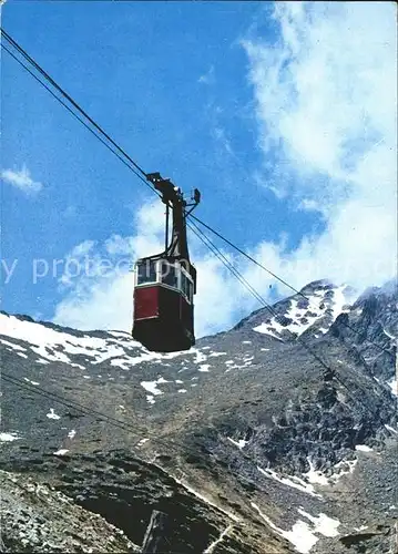 Seilbahn Vysoke Tatry Lanovka na Lomnicky stit / Bahnen /