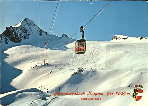 Seilbahn Kaprun 911 Kitzsteinhorn Schmiedinger Gletscherlift / Bahnen /