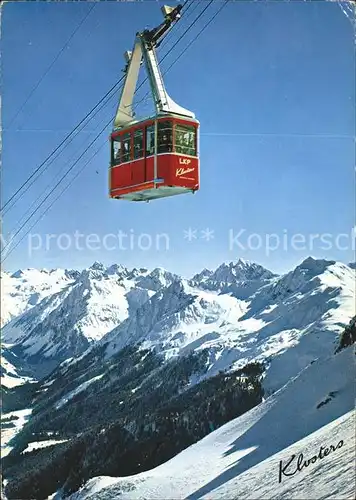 Seilbahn Klosters-Parsenn Silvrettagruppe / Bahnen /