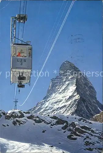 Seilbahn Schwarzsee Zermatt Matterhorn / Bahnen /