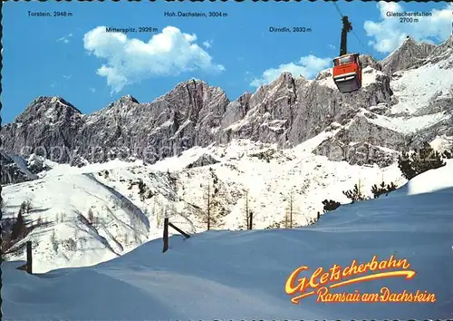 Seilbahn Ramsau Dachstein-Suedwand / Bahnen /