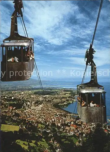 Seilbahn Pfaender Bregenz am Bodensee  / Bahnen /