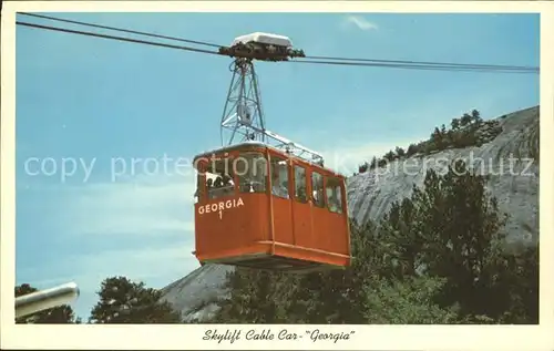 Seilbahn Skylift Cable Car Georgia Stone Mountain  / Bahnen /