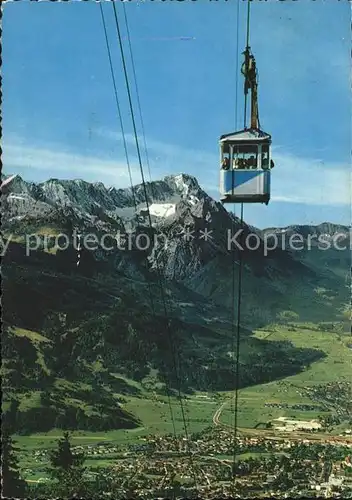 Seilbahn Wankbahn Garmisch-Partenkirchen Zugspitzgruppe / Bahnen /