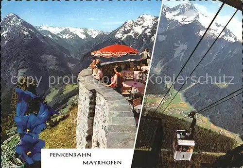 Seilbahn Penkenbahn Mayrhofen Cafe-Restaurant / Bahnen /