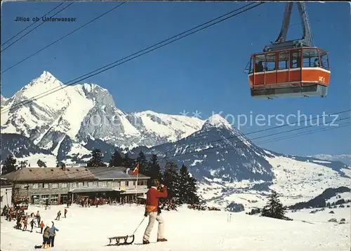 Seilbahn Chaeserugg Jltios ob Unterwasser  / Bahnen /