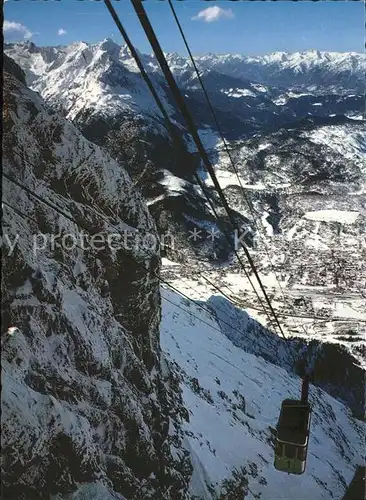 Seilbahn Karwendel Mittenwald Lautersee Ferchensee Wettersteingebirge / Bahnen /