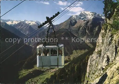 Seilbahn Penken Mayrhofen Zillertal / Bahnen /