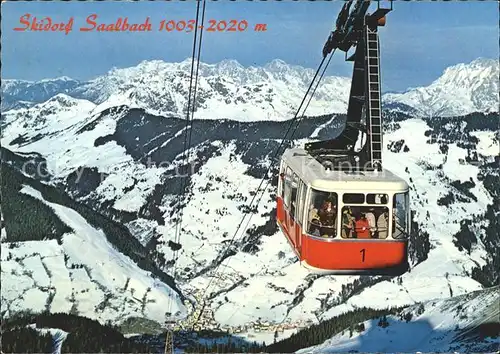 Seilbahn Schattberg Saalbach  / Bahnen /