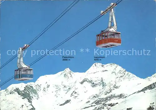 Seilbahn Saas-Fee-Felskinn / Bahnen /