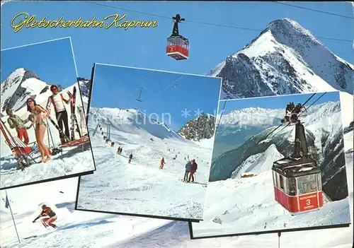 Seilbahn Gletscherbahn Kaprun Kitzsteinhorn Krefelder-Huetten-Lift / Bahnen /