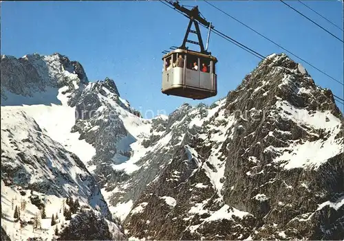 Seilbahn Kreuzeck Garmisch-Partenkirchen Hoellental Zugspitze  / Bahnen /