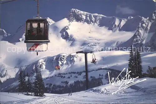 Seilbahn Mount Overlord Glacier Whistler  / Bahnen /