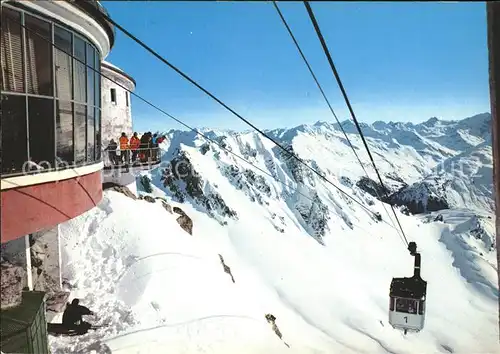 Seilbahn Valluga St. Anton am Arlberg Station Vallugagrat  / Bahnen /