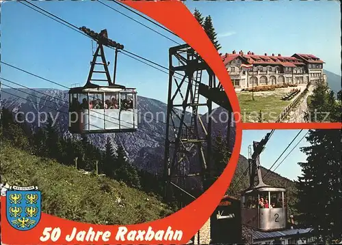 Seilbahn Rax Berghotel Talstation Hirschwang Schneeberg  / Bahnen /