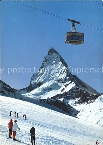 Seilbahn Furgg Zermatt Steg Matterhorn / Bahnen /