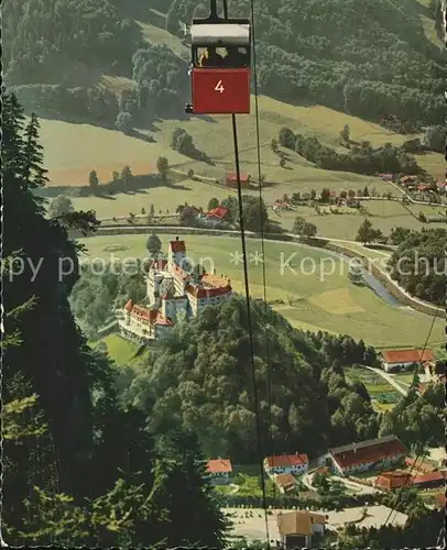 Seilbahn Kampenwand Schloss Hohenaschau Chiemgau / Bahnen /
