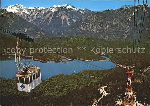 Seilbahn Zugspitze Eibsee Ammergauer Alpen Kreuzspitze / Bahnen /