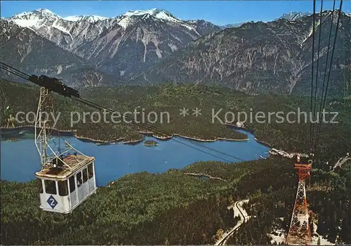 Seilbahn Zugspitze Eibsee Ammergauer Alpen Kreuzspitze / Bahnen /