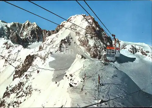 Seilbahn Funivia Courmaveur Chamonix Vallee Blanche Valle d'Aosta  / Bahnen /