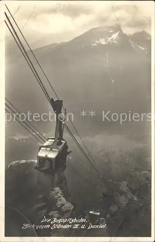 Seilbahn Zugspitzbahn Staender III Daniel  / Bahnen /