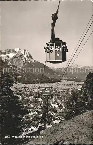 Seilbahn Wankbahn Zugspitze / Bahnen /